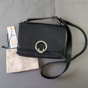 Rebecca Minkoff Isabel Black Leather Crossbody